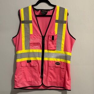 PIONEER Pink Vest with Reflective Accents